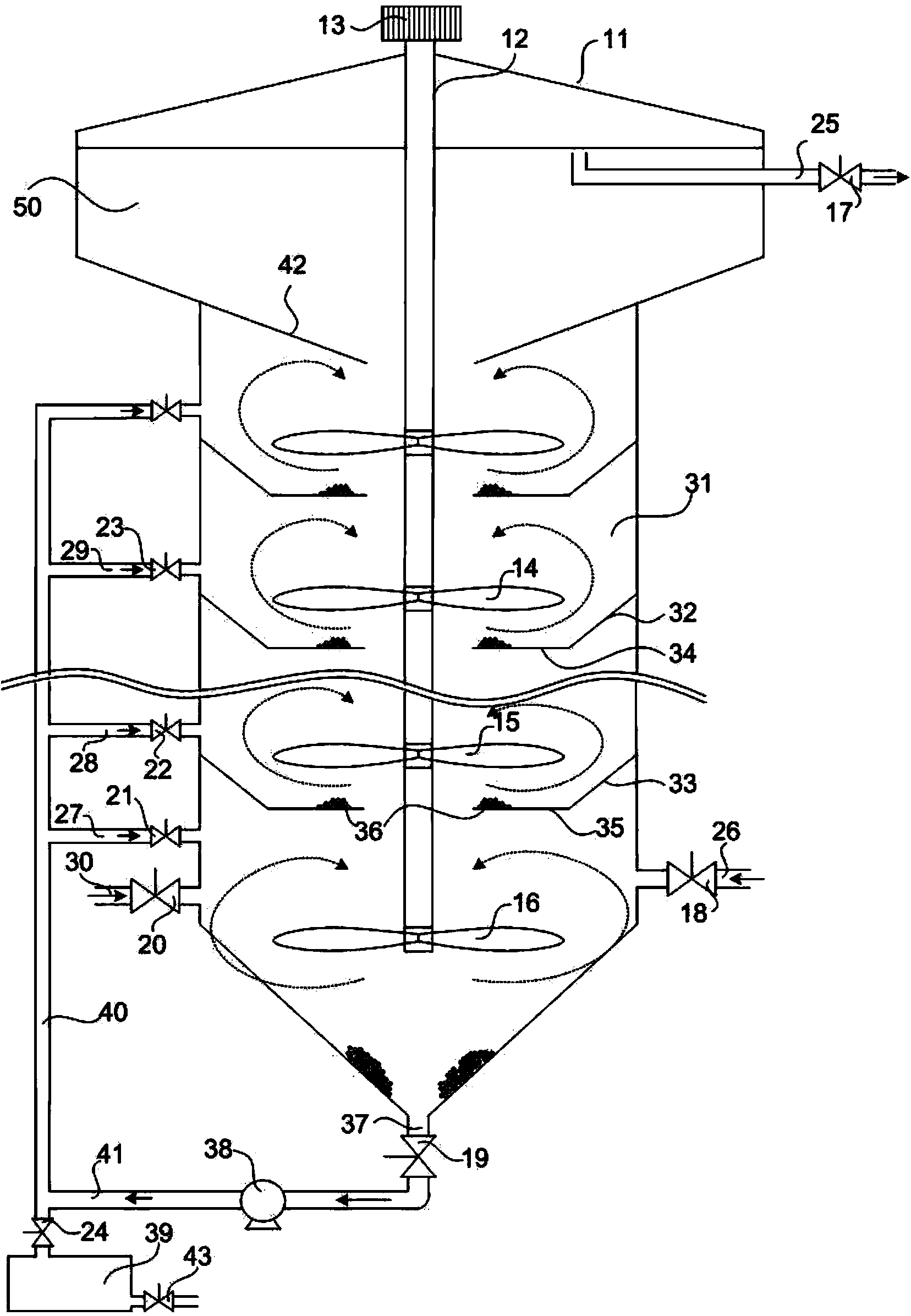 Crystallization reaction apparatus for recovering resources