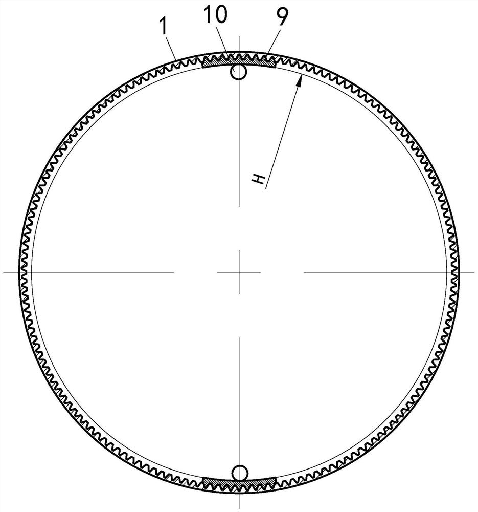 Method for detecting backlash control size of rigid wheel for harmonic drive