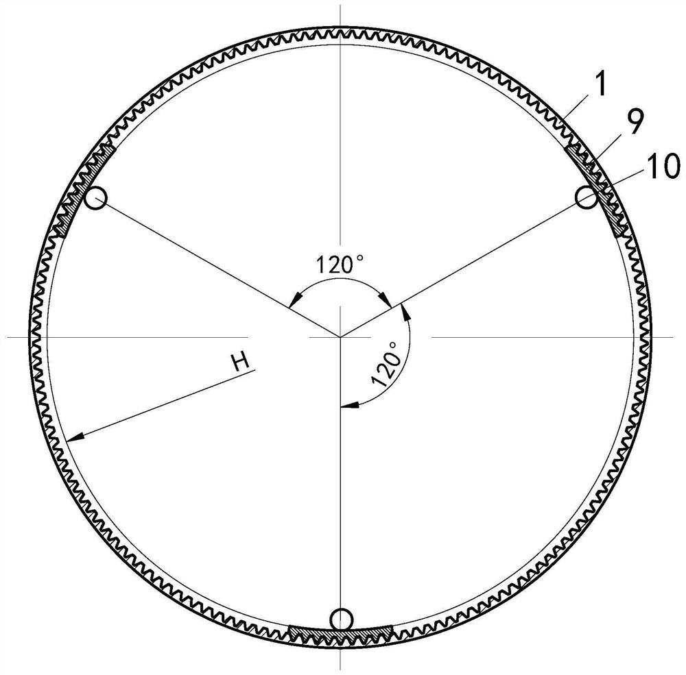Method for detecting backlash control size of rigid wheel for harmonic drive