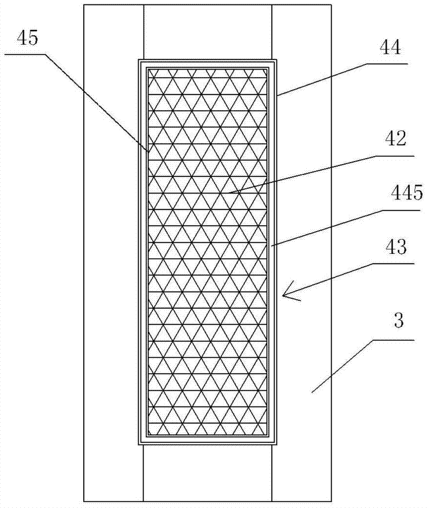 Anti-theft door decorated with thin wood veneer line frame and its production process