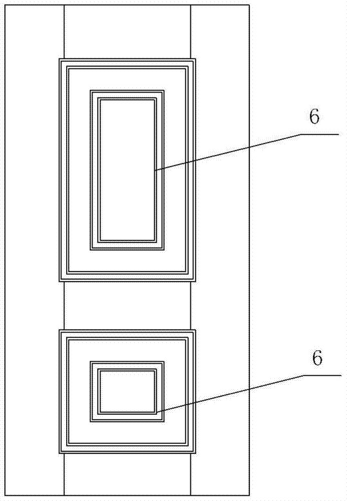 Anti-theft door decorated with thin wood veneer line frame and its production process