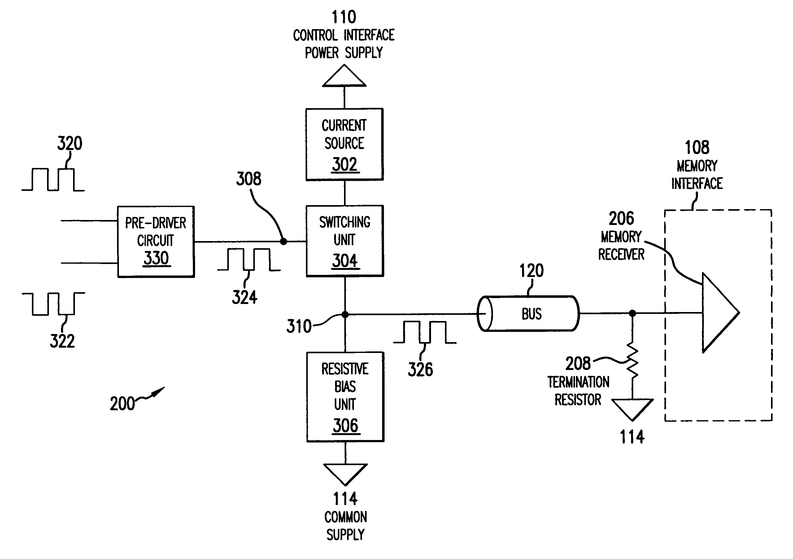 Single-ended memory interface system