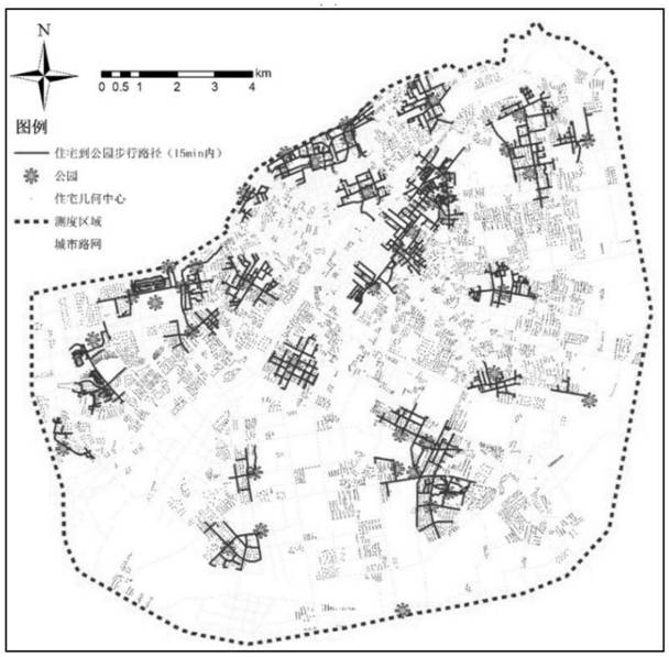 Urban public sports space fairness measurement method based on multi-source city data