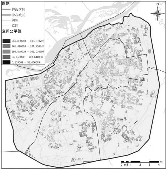 Urban public sports space fairness measurement method based on multi-source city data