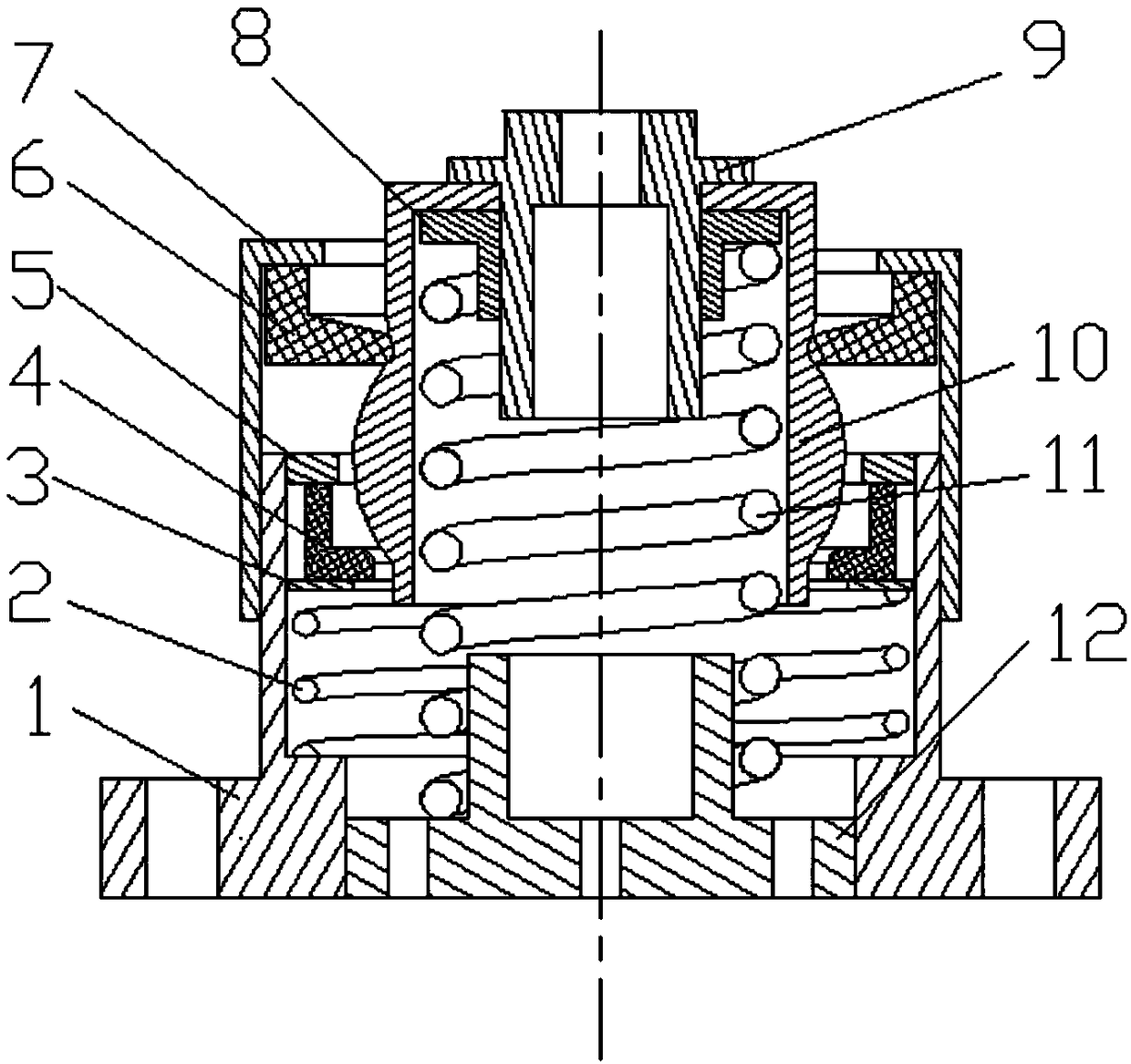 An L-shaped resistance arm vibration isolator without resonance peak and its damping module