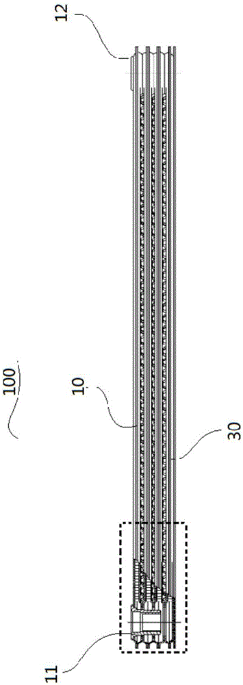 Radiator built-in plate-fin oil cooler