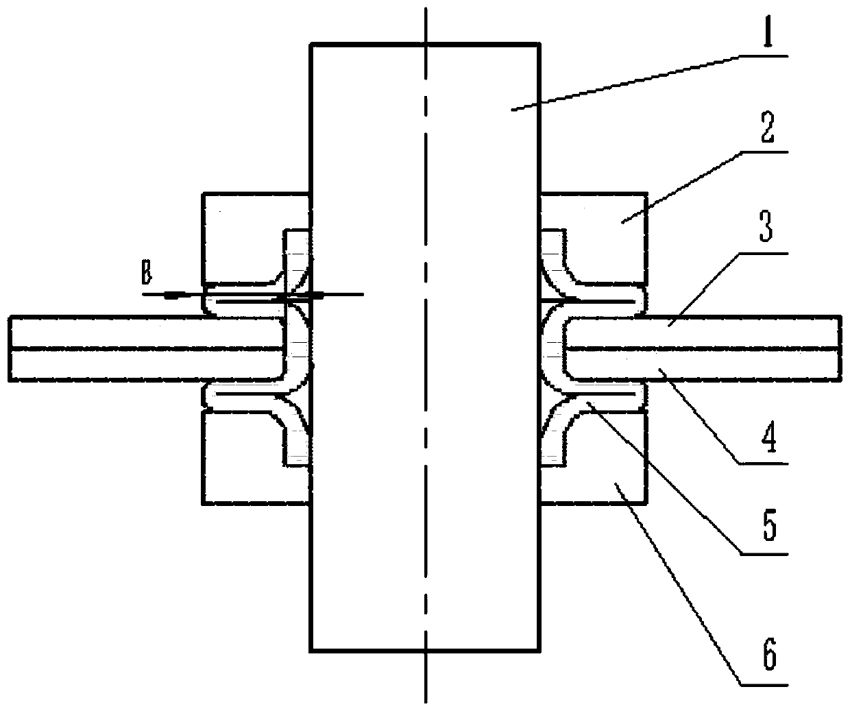 Method for achieving circular ring connection by utilizing wrinkling of metal pipes