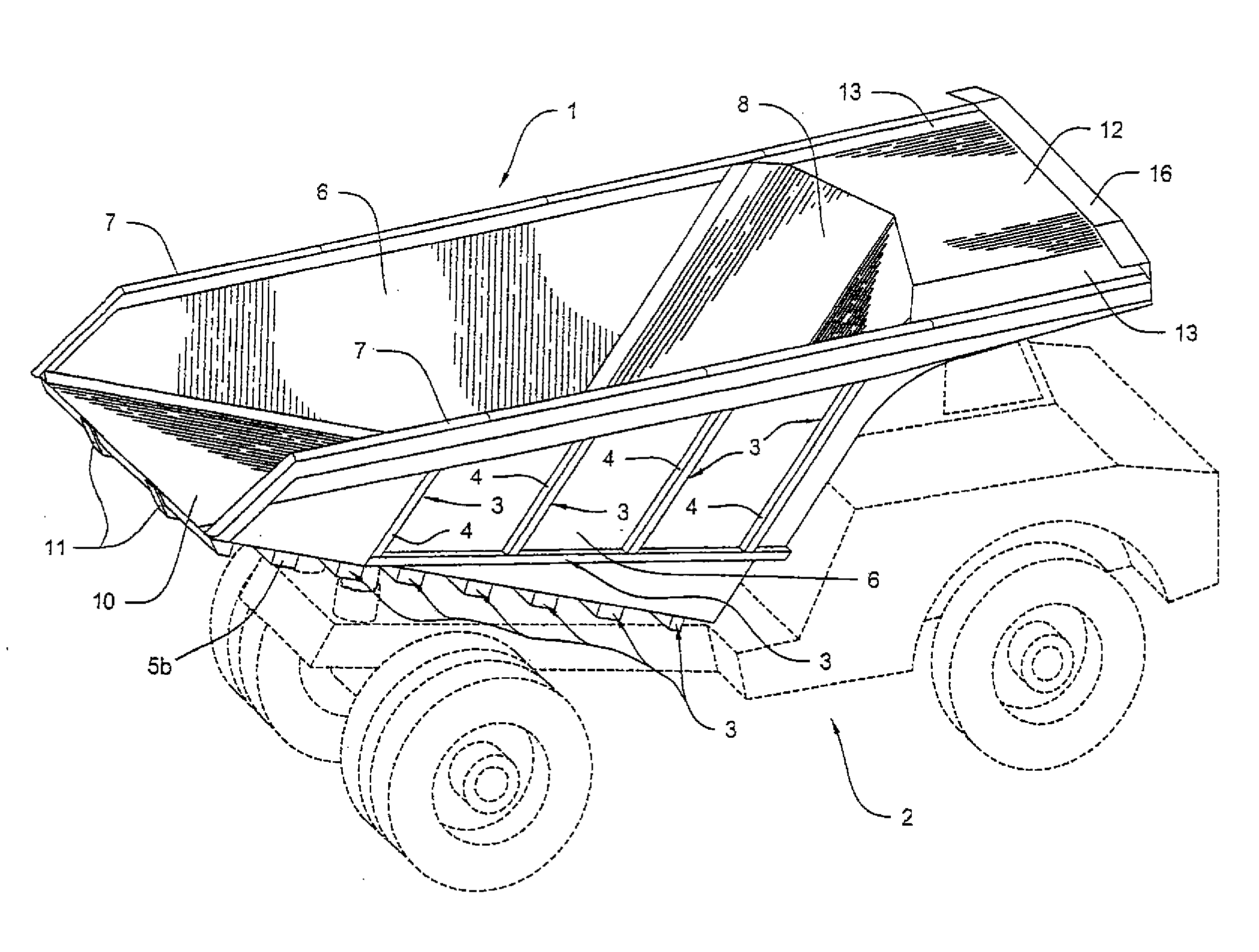 Tube-style truck body