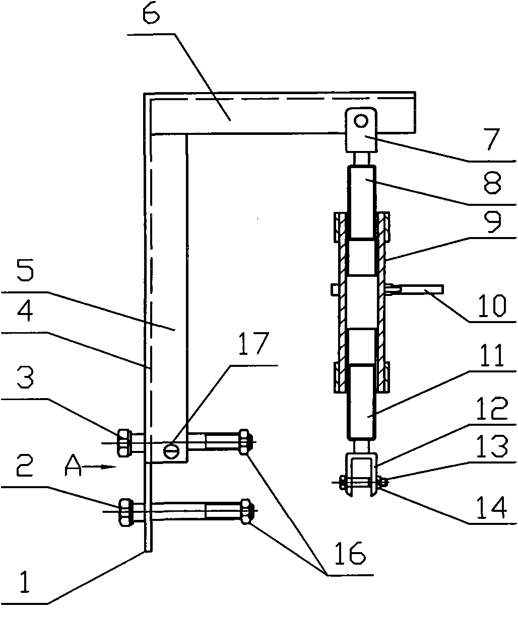Tower ground wire universal lifting mechanism