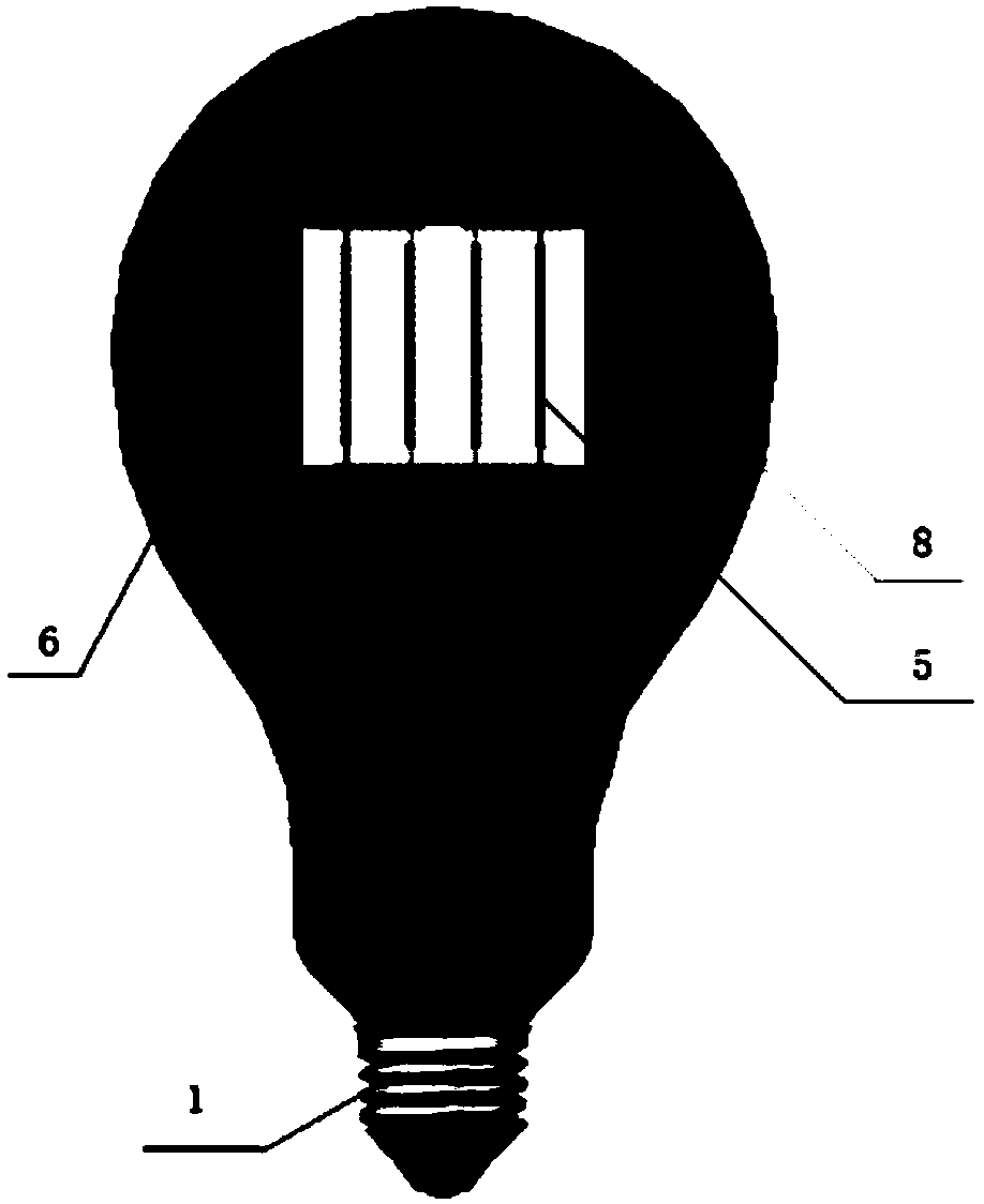 A kind of LED filament luminous intensity standard lamp