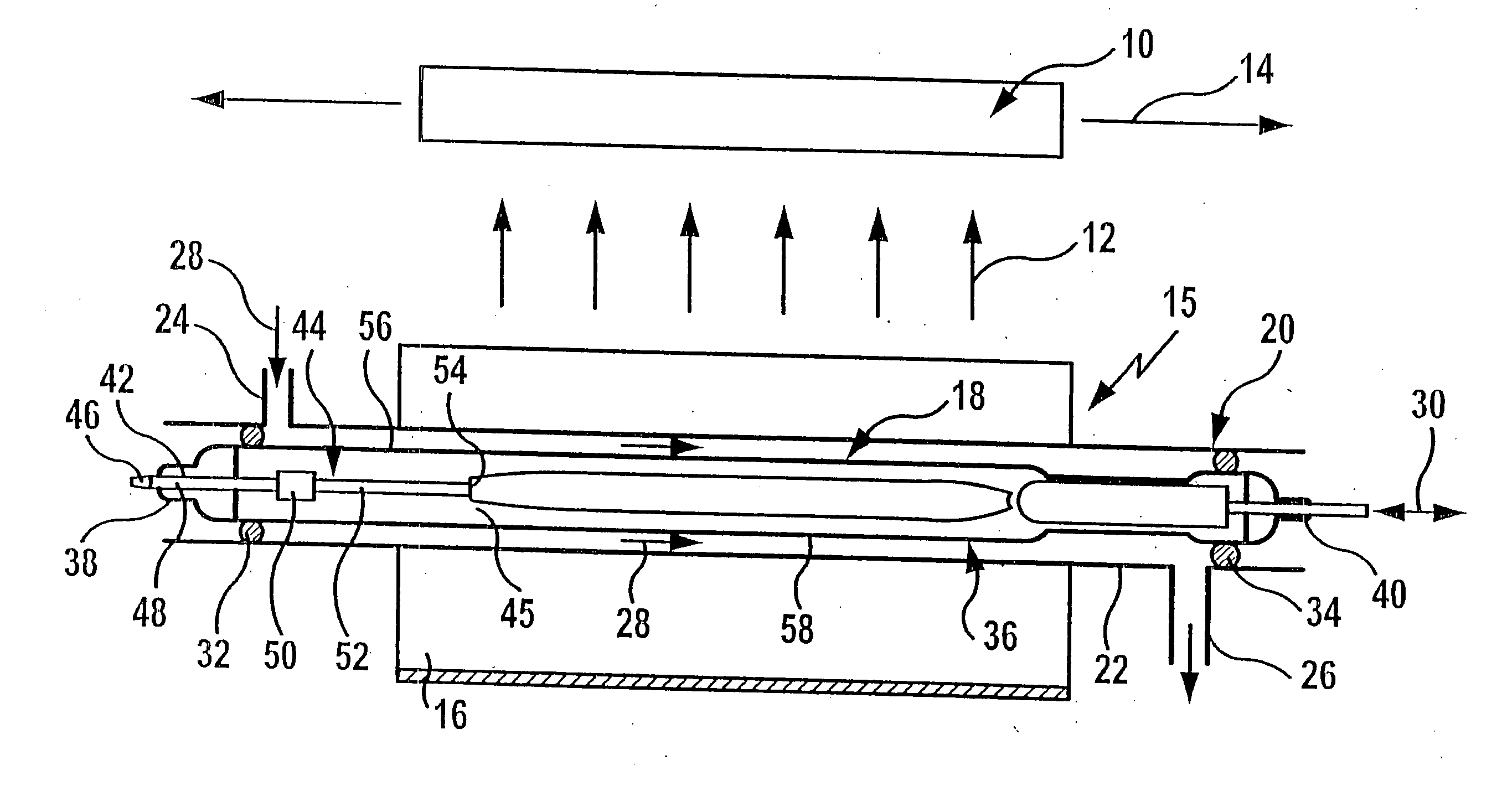 Pumping light source for laser-active media