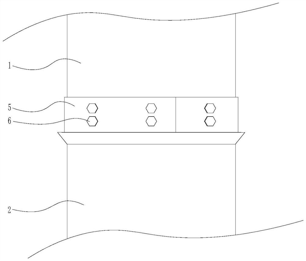 Prestressed concrete pipe pile anti-corrosion connecting device and using method thereof