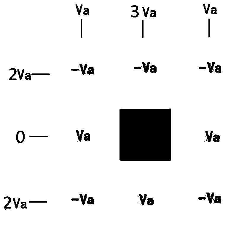 Liquid crystal writing film local erasing voltage loading control method