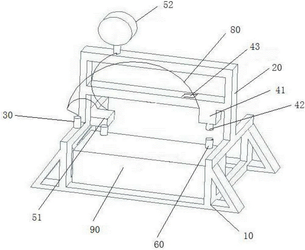 Airtightness detection device and method for fixture of filling machine