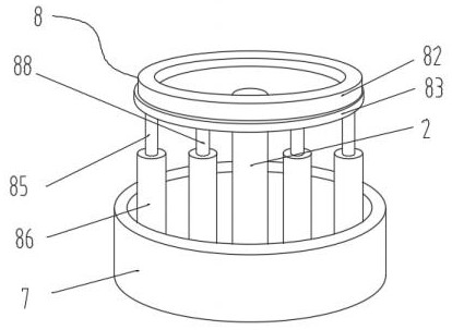 Double-sealing structure for access door cover of upper box body of bag-type dust collector