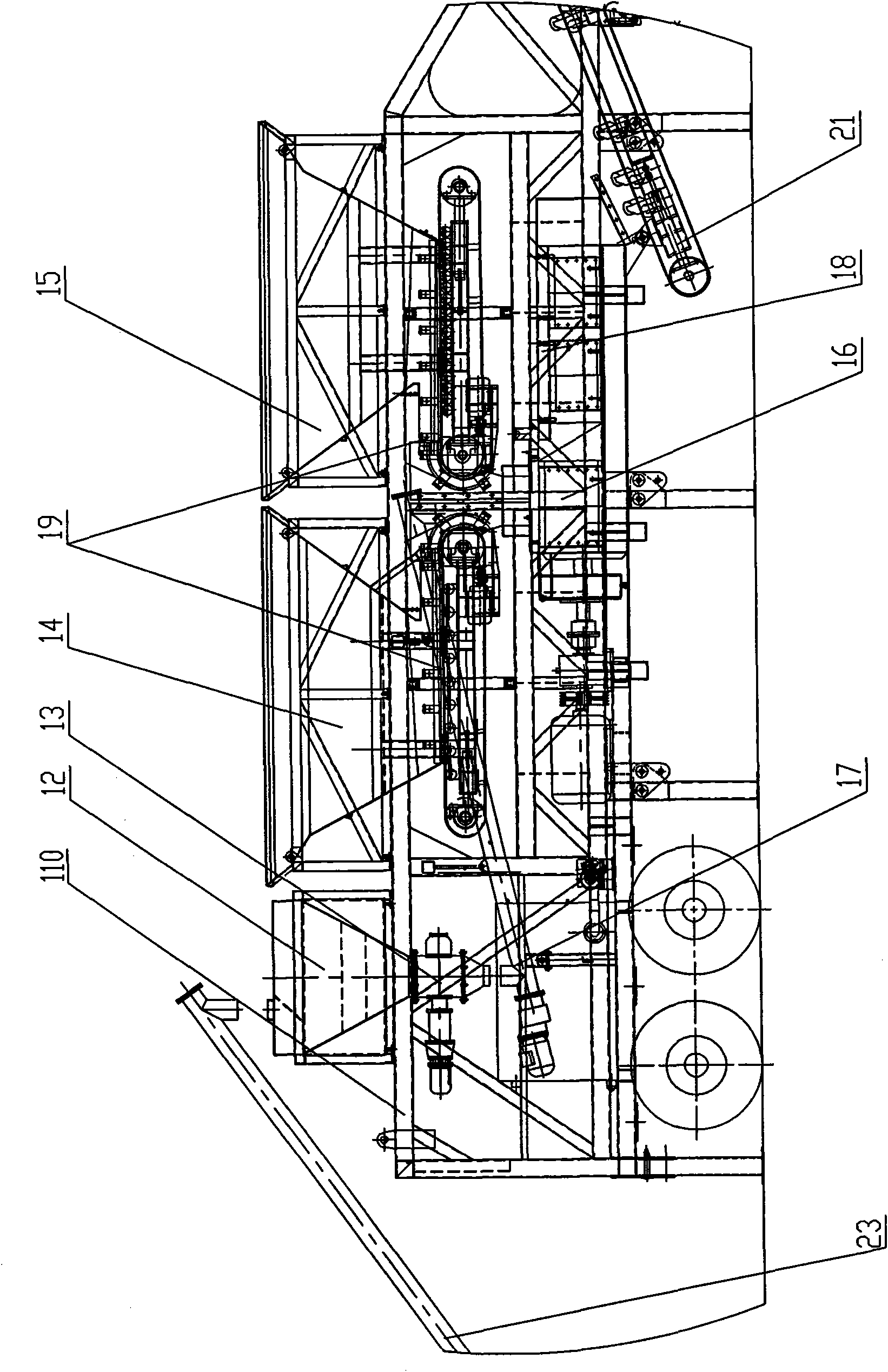 Mobile regenerated asphalt mixture cold mixing device