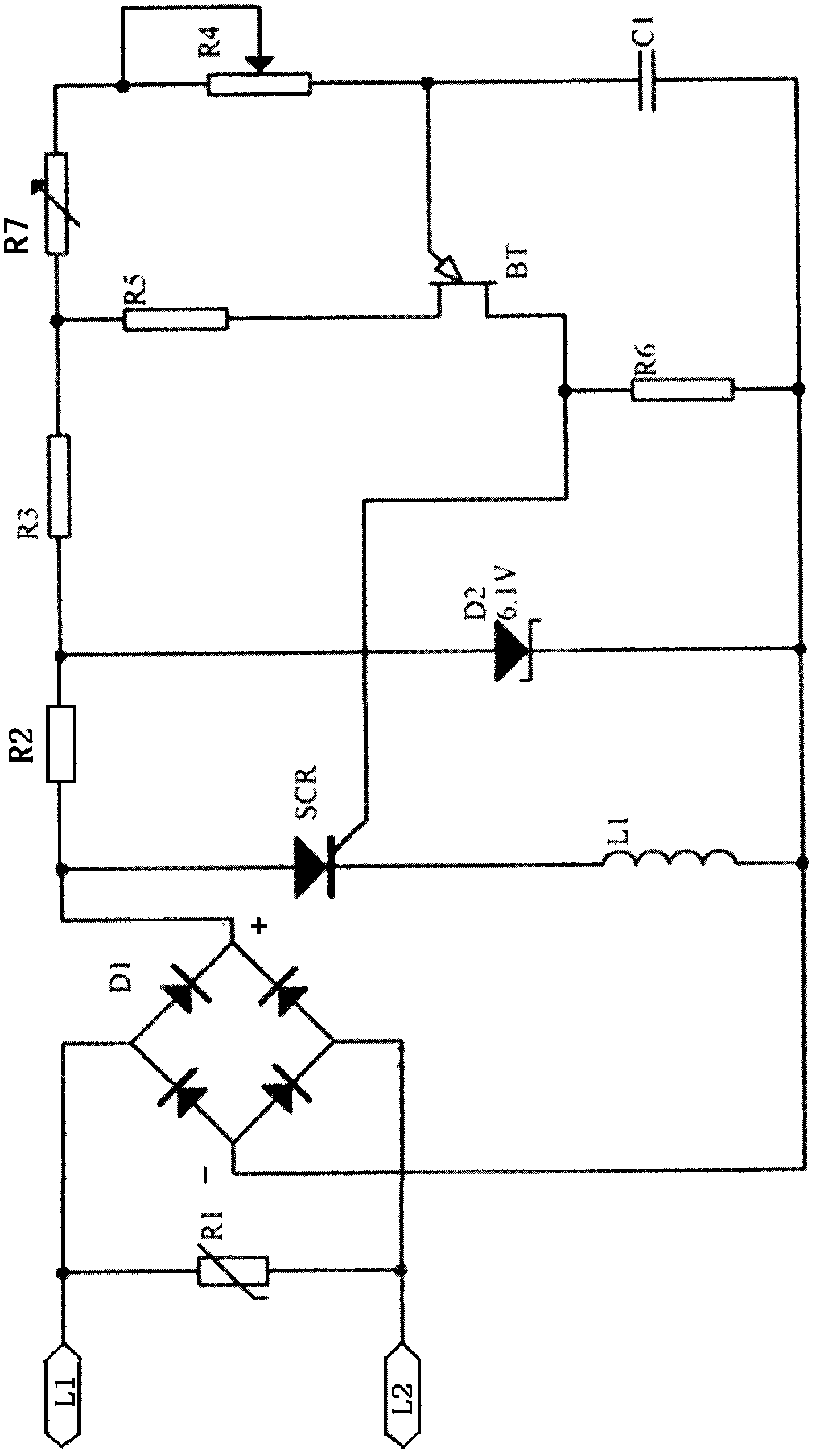 Silent electricity-saving type alternating current contactor