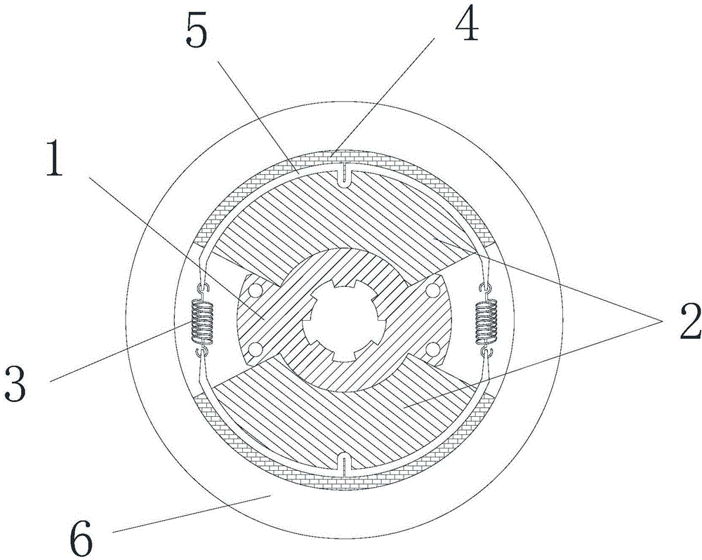 Friction clutch, transmission structure of friction clutch and vehicle