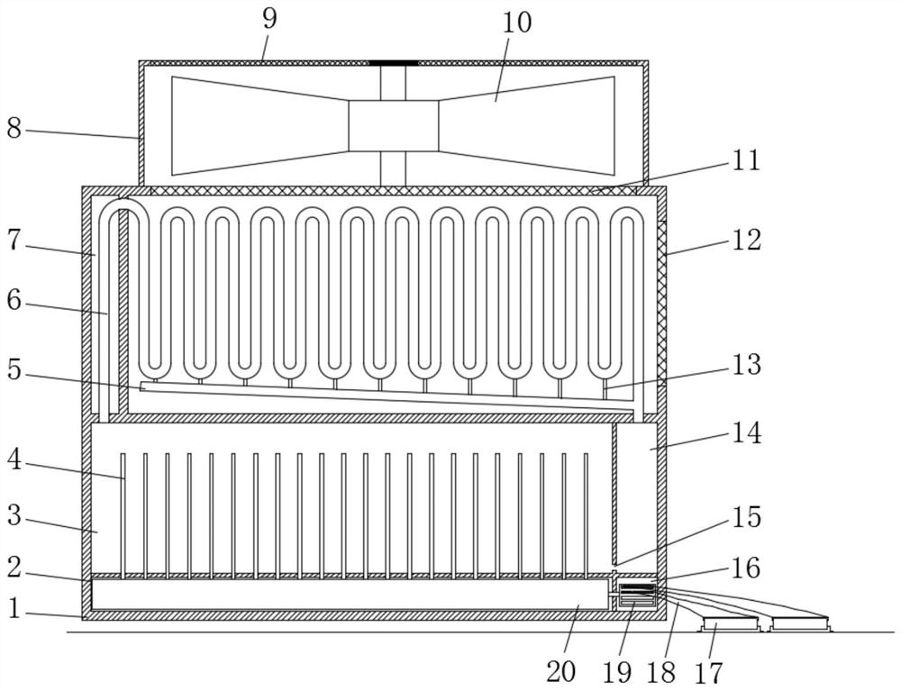 A high-efficiency heat dissipation device for electronic components