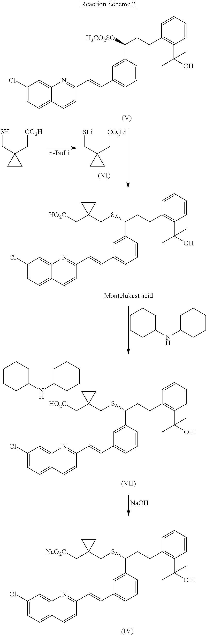Method for preparation of Montelukast acid in ionic liquid medium
