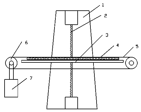 Automatic feeding band-sawing machine with sliding device