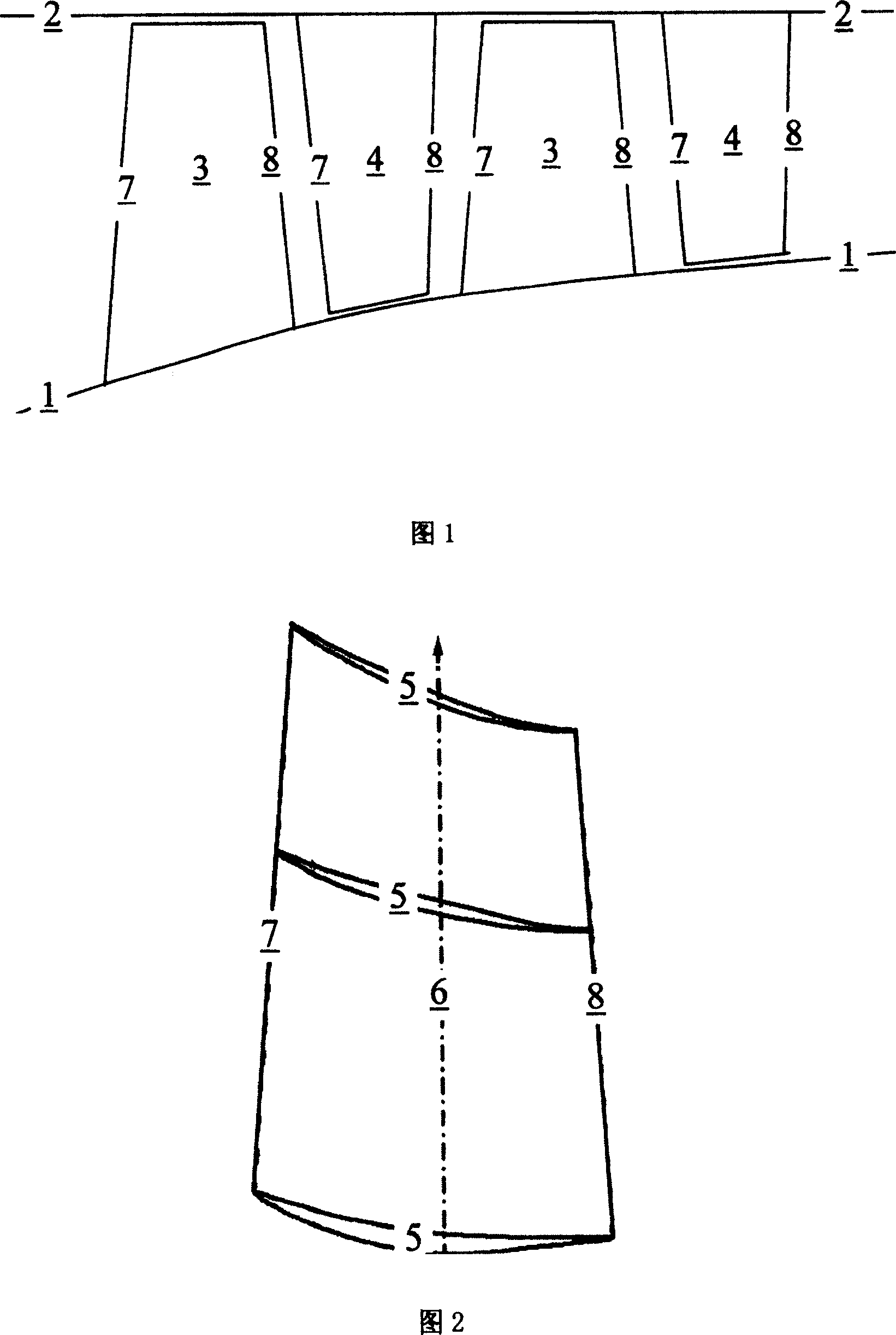 Method for deciding margin of single line blade of axial flow compressor