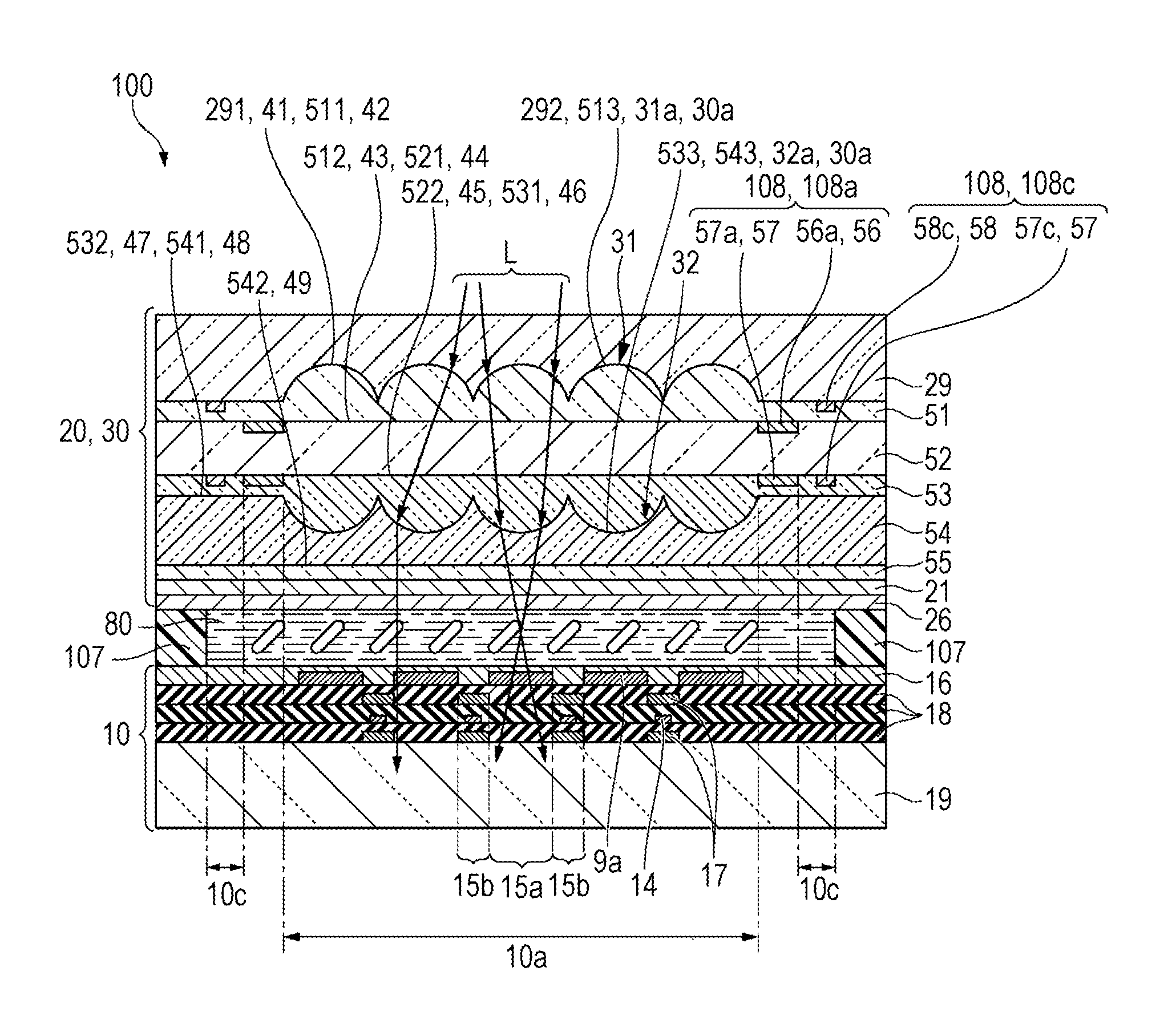 Method of manufacturing lens array substrate, lens array substrate, electro-optical apparatus, and electronic equipment