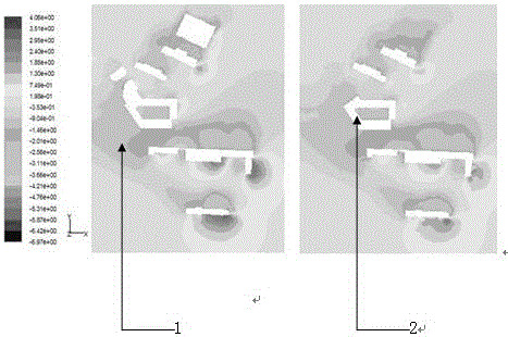 An architectural design method based on wind pressure map visualization