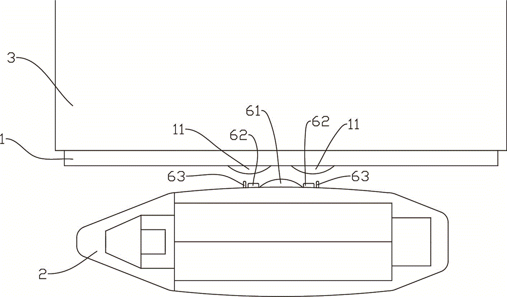 Docking locking device for ferry boat