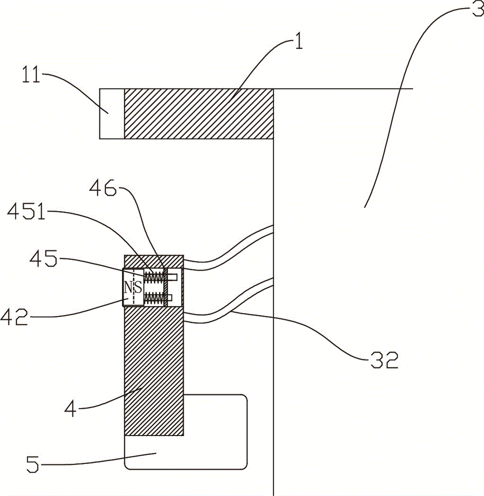 Docking locking device for ferry boat