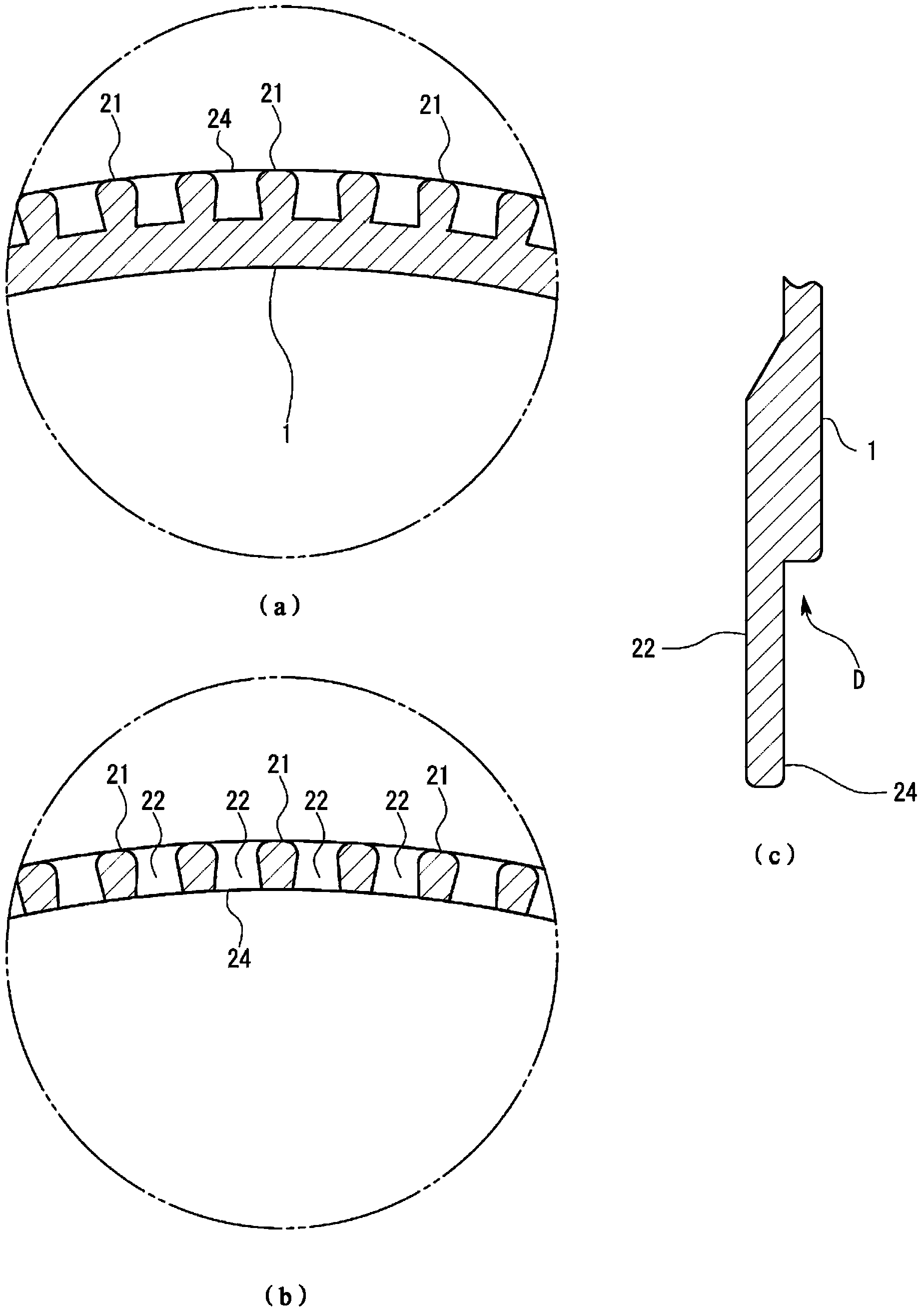 Scale for rotary encoder, method of injection-molding same, and rotary encoder using same