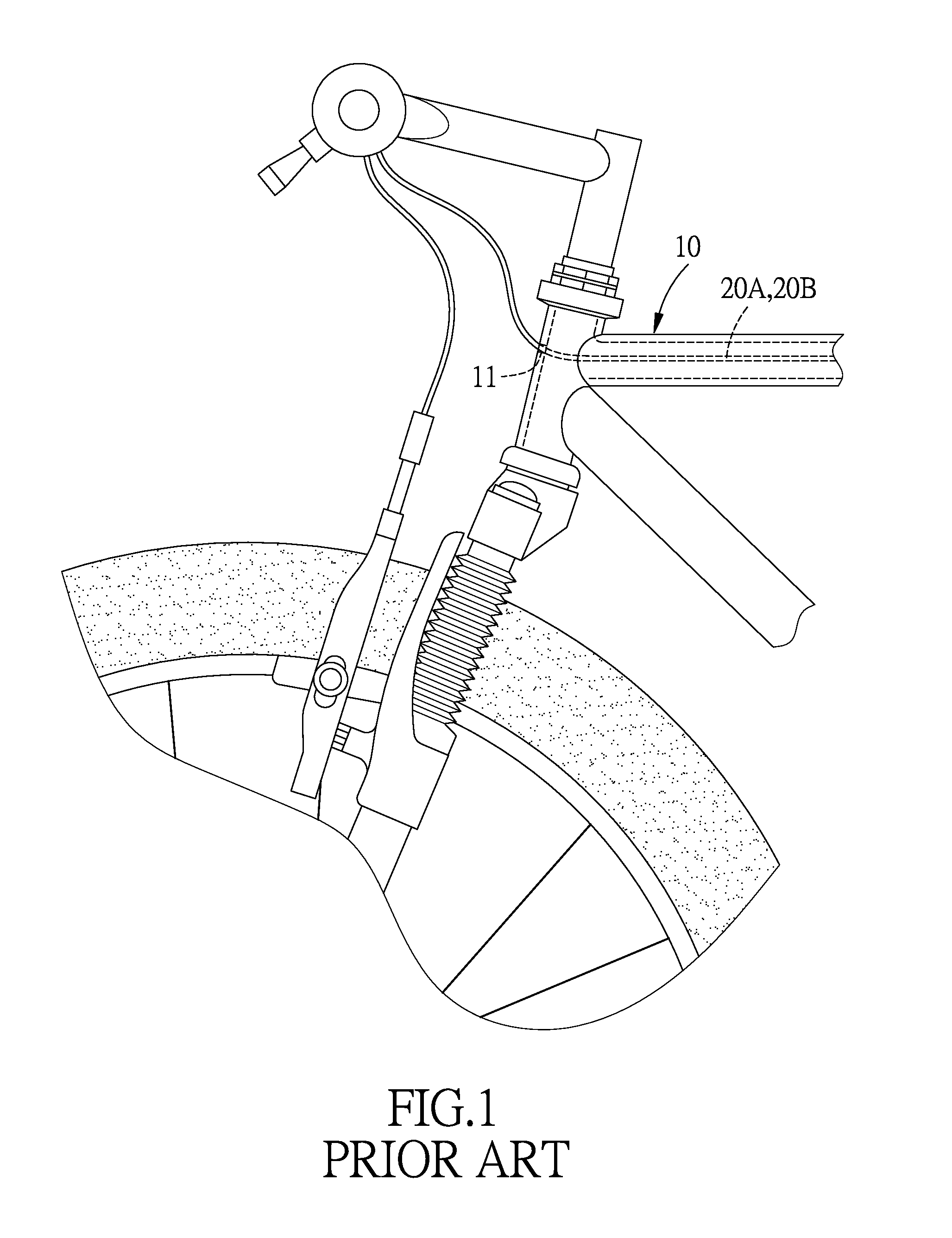 Head parts assembly for a bicycle