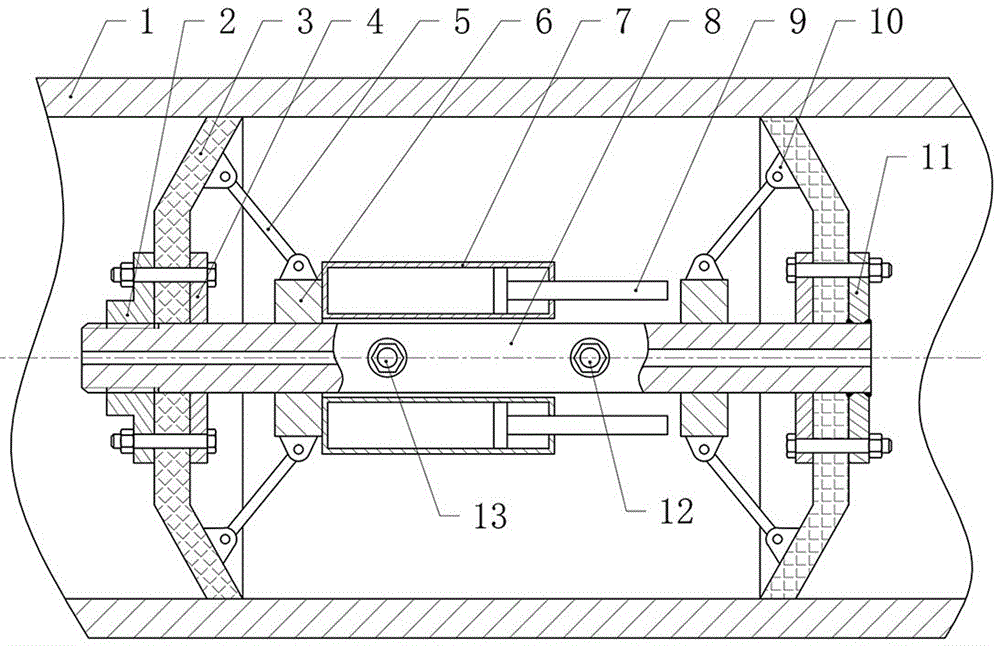 Leather cup type pipeline plugging device