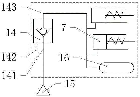 Leather cup type pipeline plugging device