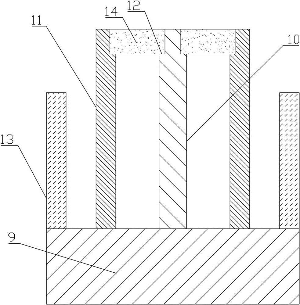 A high-efficiency preparation process for the abrasive layer of a vitrified bond superhard material grinding wheel