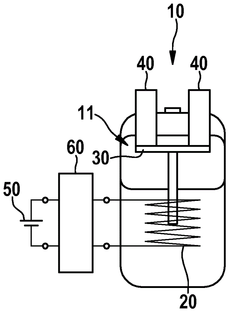 Battery system having a battery which can be connected by at least one of its high-voltage terminals via a contactor, and method for switching such a contactor