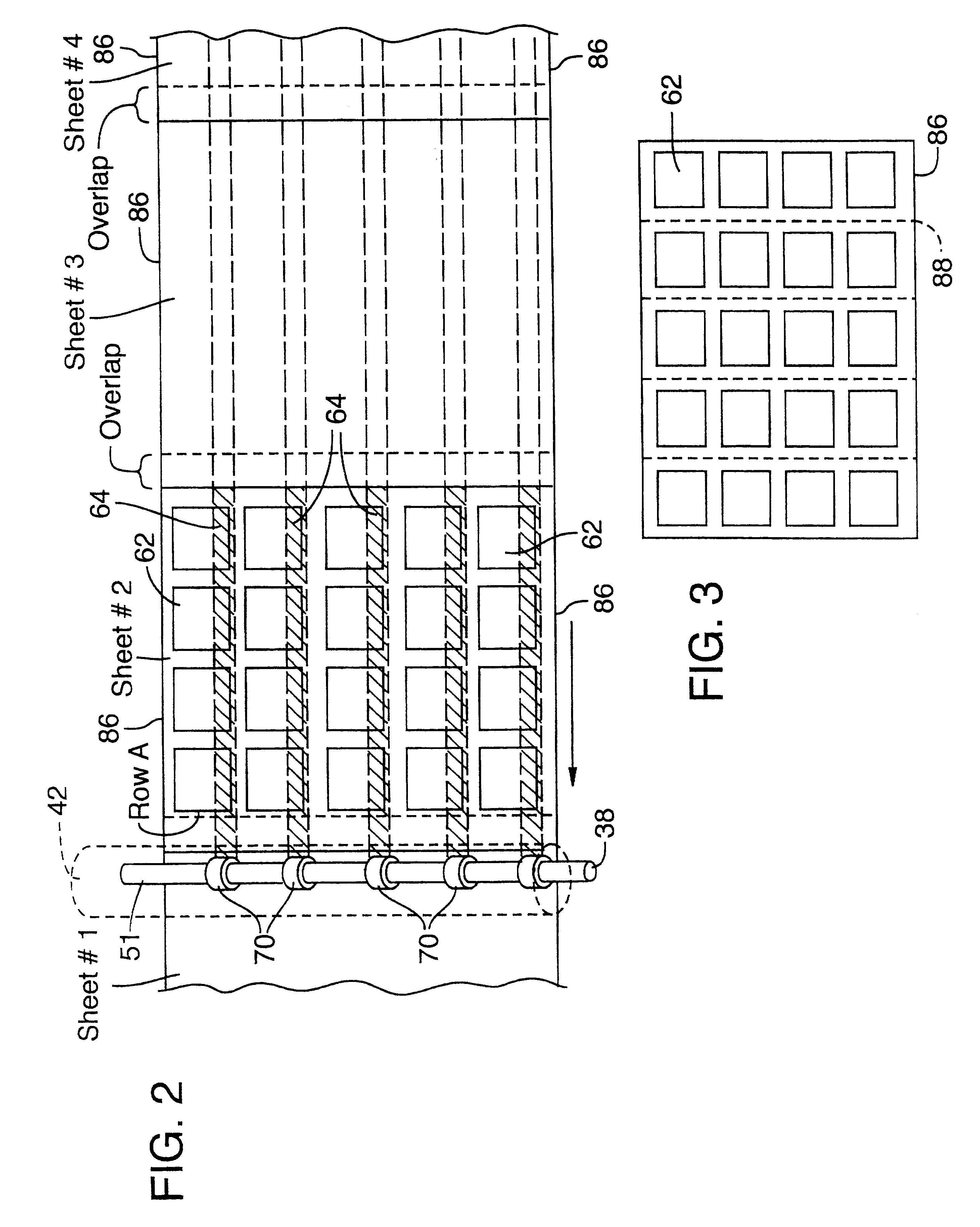 Pads of embossed, self-stick paper and process and apparatus for making same