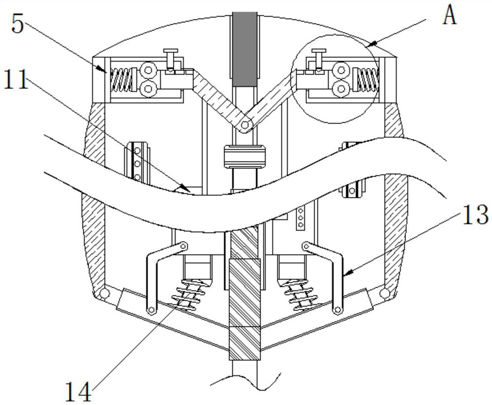 Metal workpiece machining device utilizing thread cutting