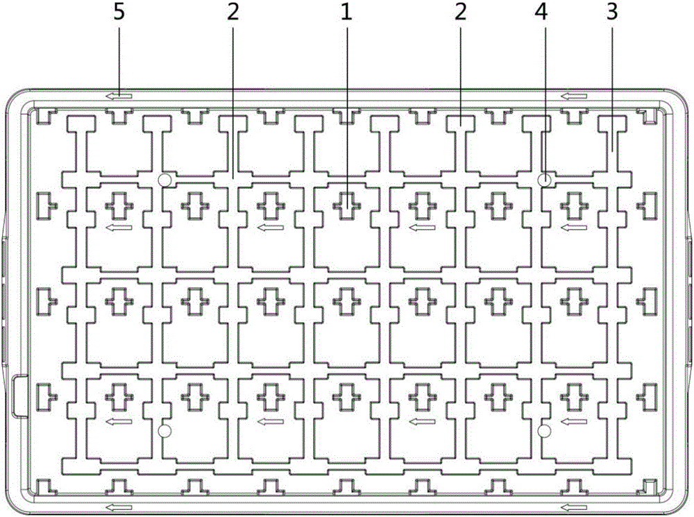 Three-phase module box circulating box