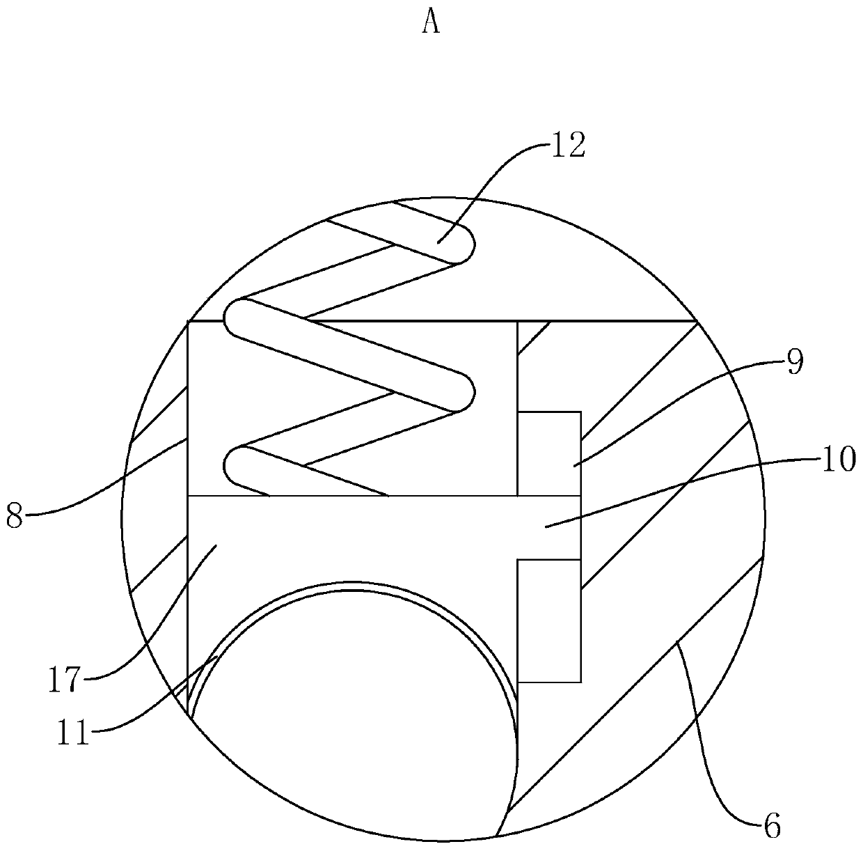 Glass pedal connecting device and its installation method