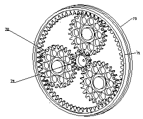Variable-diameter gear continuously variable transmission