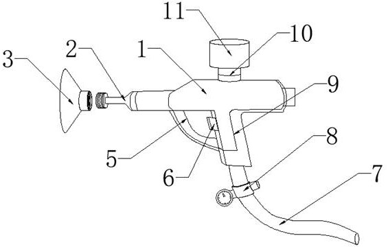 Anti-splashing spray gun