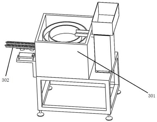 A nut feeding system for automatic assembly of c-type cards