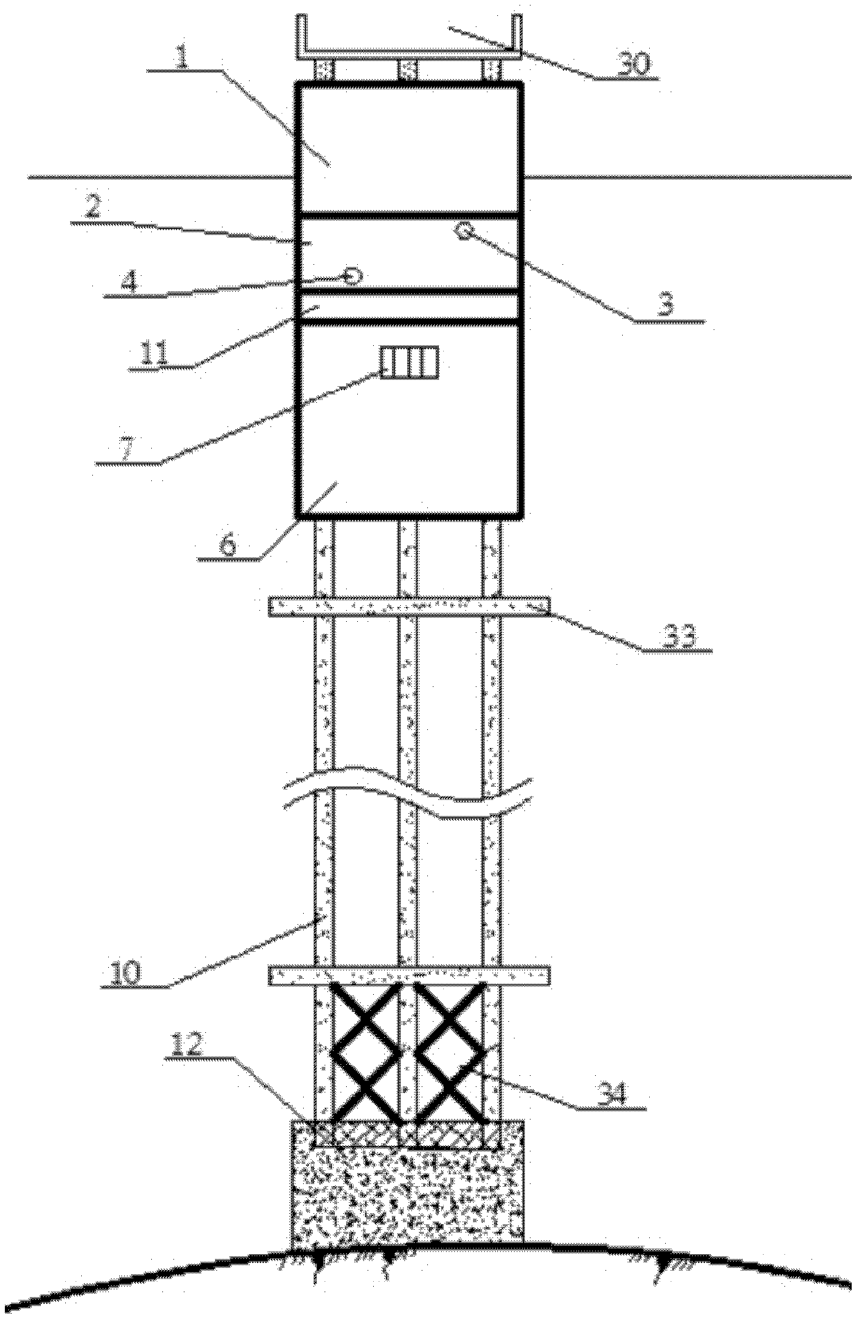 Pre-purification hydraulic, automatic and selective water intake device