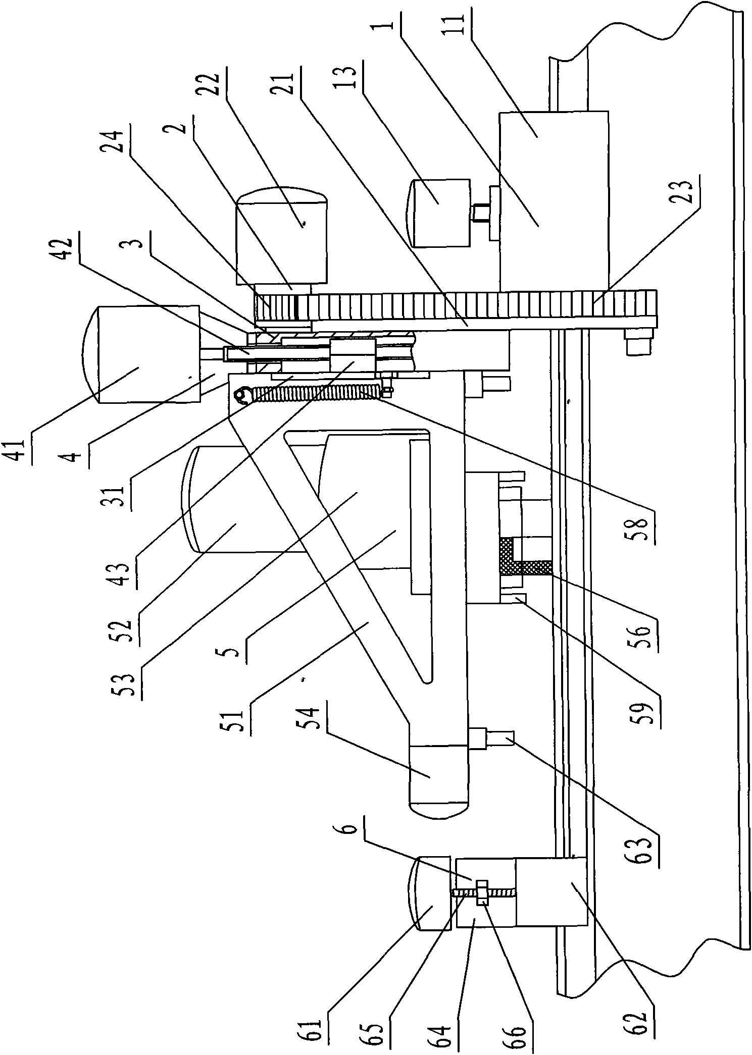 Movable automatic copying rail grinding machine