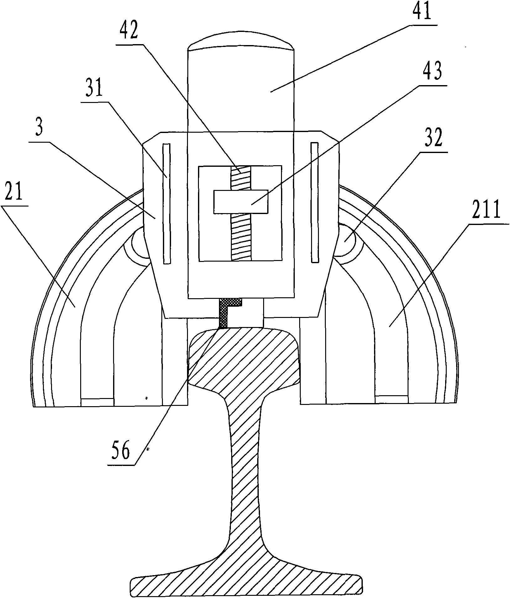 Movable automatic copying rail grinding machine