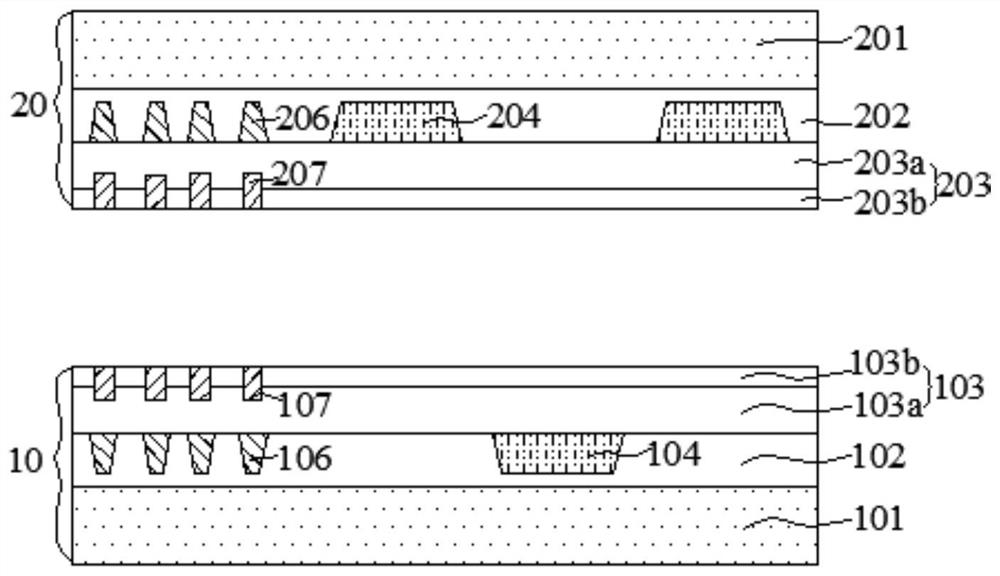 Wafer assembly with alignment marks, method for forming same, and method for aligning wafers