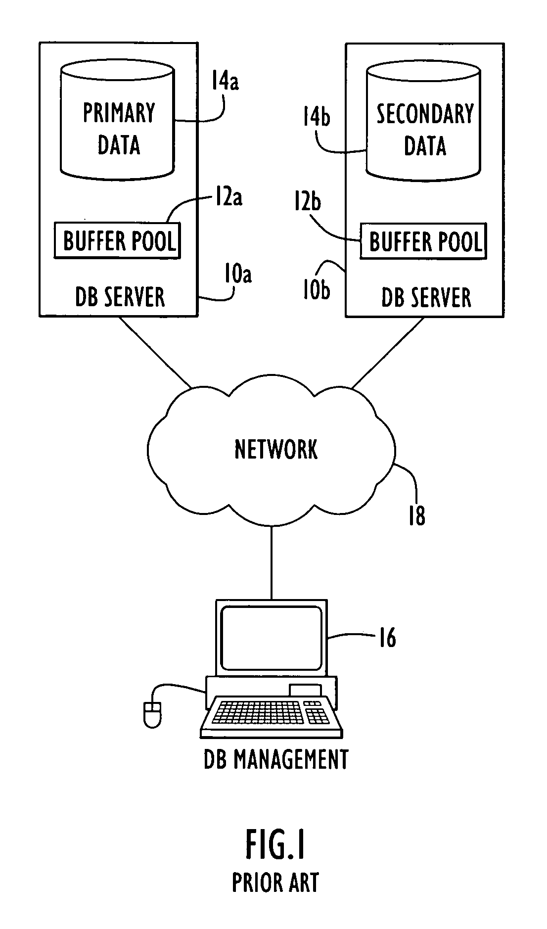Method and apparatus for interrupting updates to a database to provide read-only access