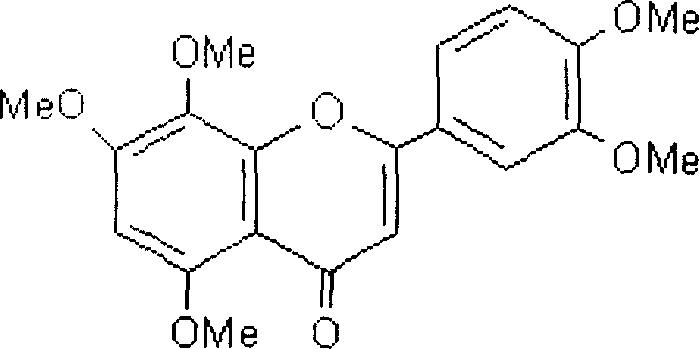 Polymethoxylated flavones and its preparation method