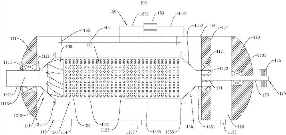 An automatic cleaning filter and power generation system